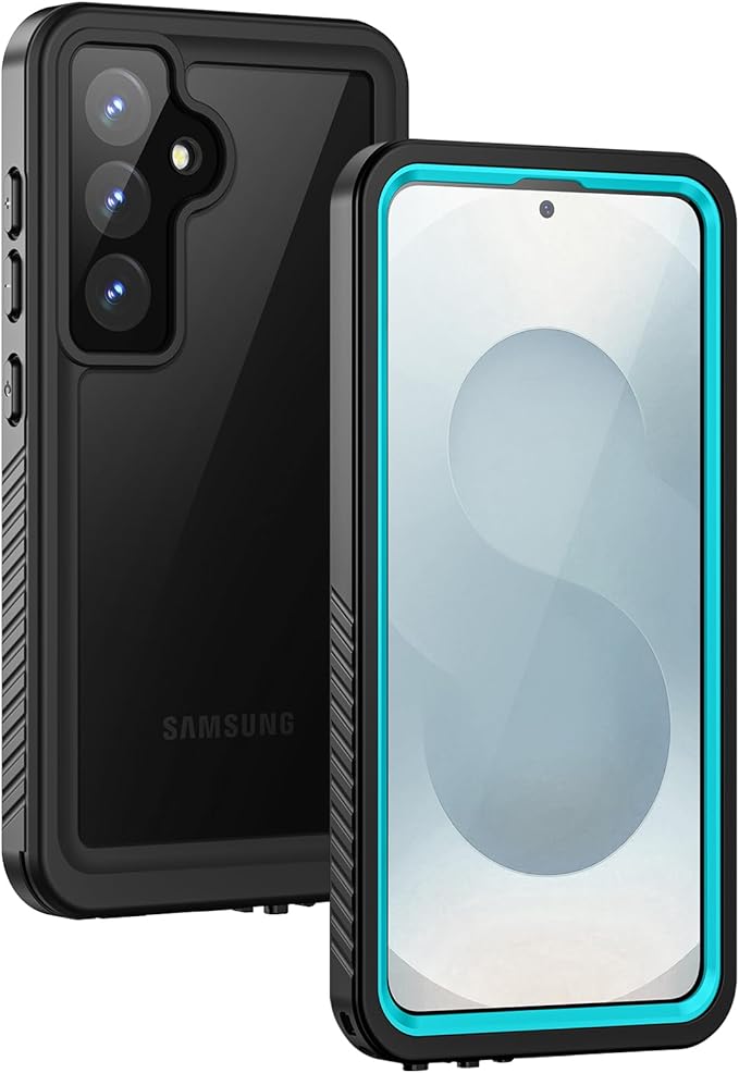 Lanhiem for Samsung Galaxy S25+ Plus Case, IP68 Waterproof Dustproof Case with Built-in Screen Protector, Rugged Full Body Shockproof Protective Cover for Galaxy S25 Plus 6.7 Inch, Teal