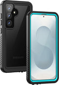 Lanhiem for Samsung Galaxy S25+ Plus Case, IP68 Waterproof Dustproof Case with Built-in Screen Protector, Rugged Full Body Shockproof Protective Cover for Galaxy S25 Plus 6.7 Inch, Teal