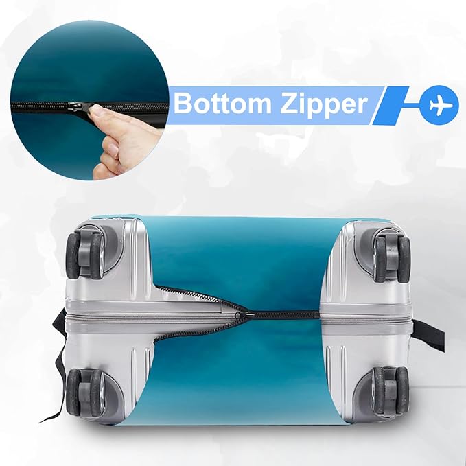 Valentine'S Day Couple Travel Luggage Cover -Stretchable Airplane Suitcase Protector Sleeve,Universal Washable Fit for 32-34 Inch Checked Baggage,Water Resistant Durable Luggage Protector,XL