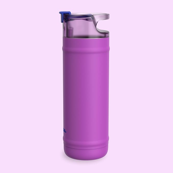 bubba 32 oz Dualsip Insulated Stainless Steel Water Bottle with Straw - Reusable, Leakproof, Lightweight, Dishwasher Safe, Lead-Free and BPA-Free, Moodbooster