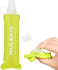 Soft Flask Running Bottles Collapsible Water Bottle Foldable for Traveling Running Vest Collapse Hydration TPU 250ml 500ml for Runner (250ml-1pcs)