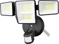 70W 7000LM Security Lights Outdoor, 4-Head LED Motion Sensor Light, Hardwired Dusk to Dawn Flood Light, 6500K Daylight, IP65 Waterproof, 3 Modes for Yard Garage Porch (1)