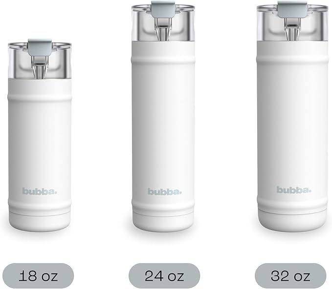 bubba 32 oz Dualsip Insulated Stainless Steel Water Bottle with Straw - Reusable, Leakproof, Lightweight, Dishwasher Safe, Lead-Free and BPA-Free, Fresh Kicks