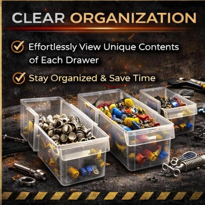 Quantum Storage Systems PDC-930BK 39 Drawers 9 Bins Cabinet Part Organizer 19" H x 15" W x 7" D