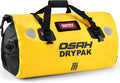 OSAH DRYPAK Waterproof Duffel Bag - Motorcycle Dry Bag Tail Bag with Large Storage Space, Waterproof Luggage Duffle Bags with Outer Mesh Zipper Pocket for Camping, Kayaking, Fishing & Traveling