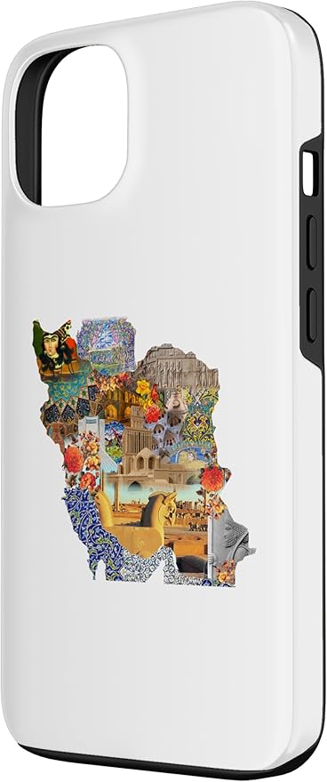 Map of Persian empire, Iran Map Case for iPhone 13