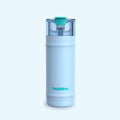 bubba 18 oz Dualsip Insulated Stainless Steel Water Bottle with Straw - Reusable, Leakproof, Lightweight, Dishwasher Safe, Lead-Free and BPA-Free, Daydreamin'