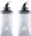 Azarxis TPU Soft Flask Collapsible Water Bottles BPA-Free 250ml 350ml 500ml 600ml for Hydration Vest Pack Running Hiking Cycling Climbing