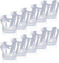 Soddeph Collapsible Water Container Bag, BPA Free Food Grade Clear Plastic Storage Jug for Sport Camping Riding Mountaineer,Freezable, Food Grade (10-pack-1.3 Gal)