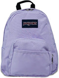 JanSport Half Pint Mini Backpack, 10.2 L - Durable Mini Bag Purse with Adjustable Shoulder Straps, Single Main Compartment, Zippered Stash Pocket, Pastel Lilac