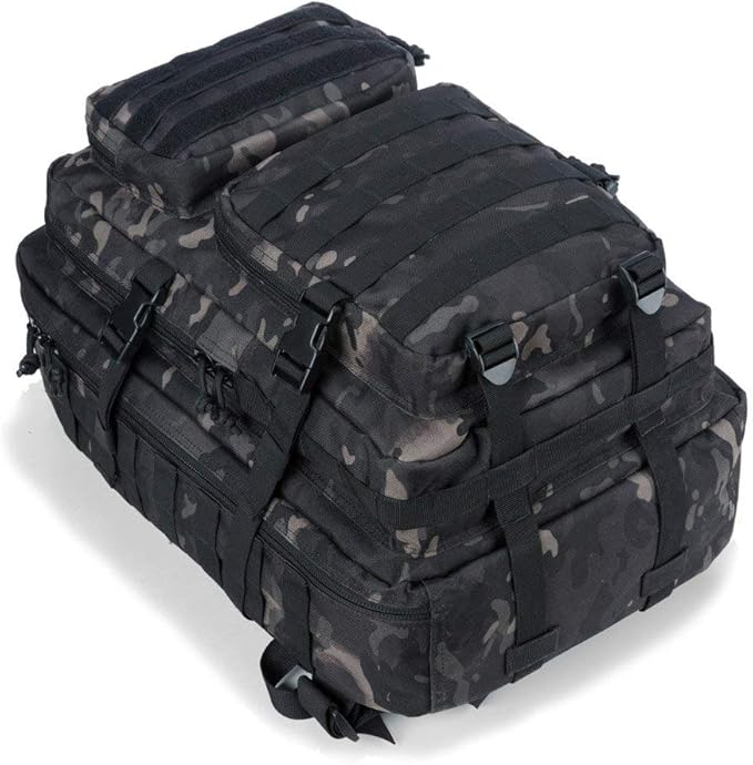 REEBOW GEAR Military Tactical Backpack Large Army 3 Day Assault Pack Molle Bag Backpacks (ACU Camo)