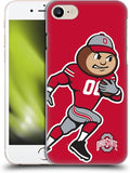 Head Case Designs Officially Licensed Ohio State University Mascot Oversized Football Graphics Hard Back Case Compatible with Apple iPhone 7/8 / SE 2020 & 2022