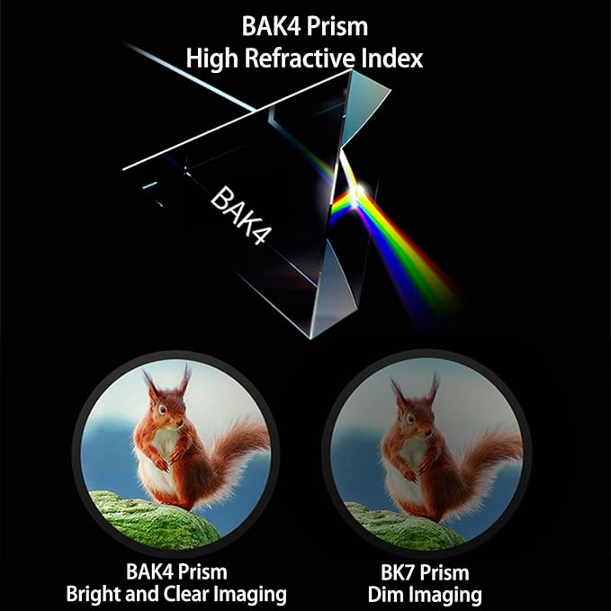 Monocular Telescope 10×300-40, KOMIRE Compatible for Mobile Phones Compact Monoculars with BAK4 High-Transparency Prism FMC Coating for Bird Watching Camping Hiking