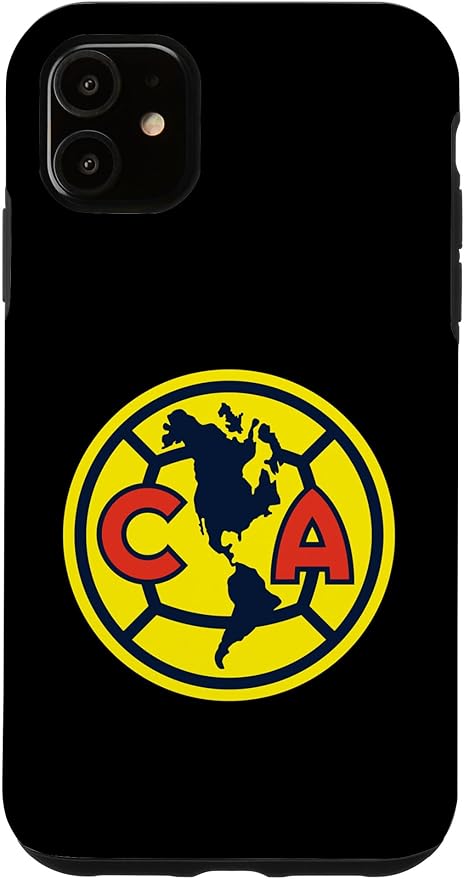 Club America Classic Crest Circle with Americas Map Case for iPhone 11