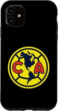 Club America Classic Crest Circle with Americas Map Case for iPhone 11
