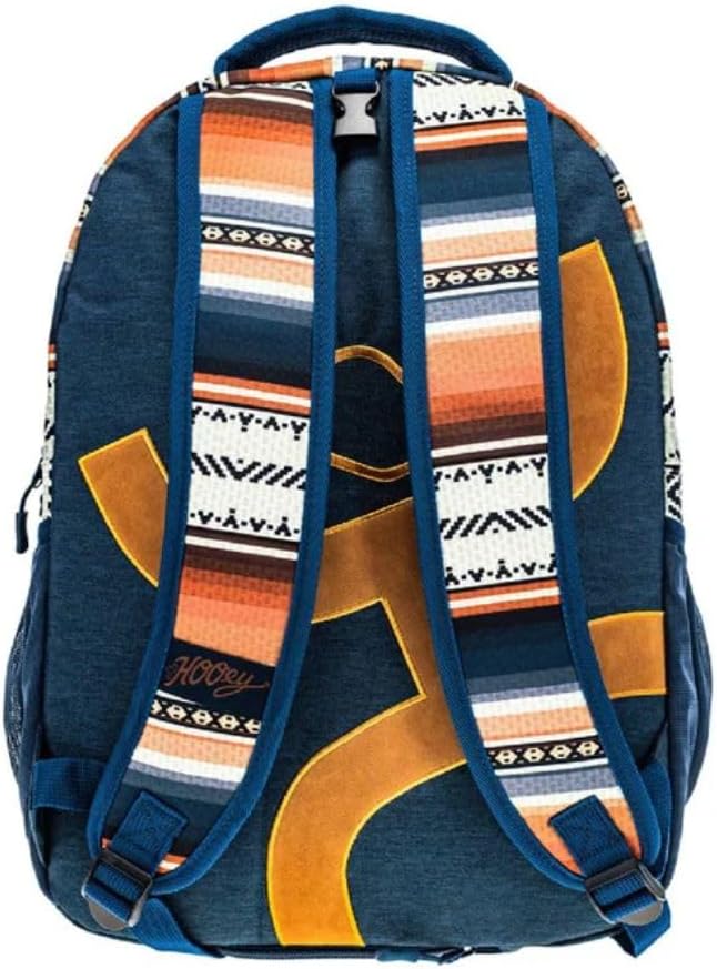 HOOEY Recess 25L Backpack - Durable Lightweight Daypack for Travel, Gym, & Outdoor Use - Spacious Main Compartment, Laptop Sleeve, Stylish Unisex Design (Grey/Navy/Serape)