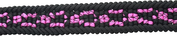 Ten Point Gear® 550 Paracord Guitar Strap - Full Grain Leather Ends for Music Playing Comfort, Stability, and Durability.