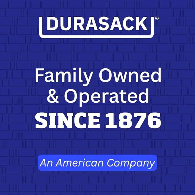 DURASACK Heavy Duty Storage Tote Bag with Zipper Top 22-Gallon Rugged Woven Polypropylene Moving Bag, Reusable Self-Standing Design, Holds up to 500 Pounds, Pack of 4, Blue