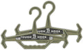 Tough Hook Original Heavy Duty Hangers – The Superhero of Hangers USA-Made, Anti-Slip ABS Resin Tactical Hanger for Police Gear, Scuba Gear & Dive BCD – DuraResin 200-lb Cap Wetsuit Hanger, 2 Foliage