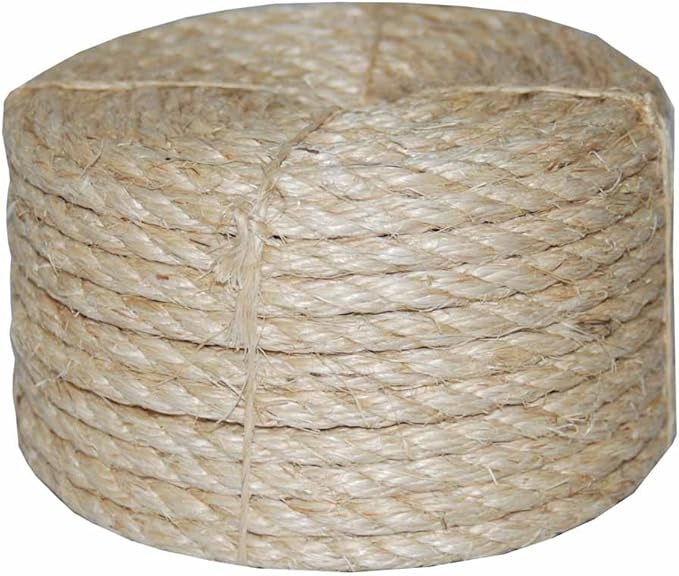 T.W. Evans Cordage Co. 22-430 3/8 in. x 1220'. Twisted Sisal Rope
