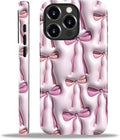 for iPhone 12/12Pro Case,HL2 Abstract Ribbons Bows Hybrid 2 Layer Hard Shell Silicone Protective Pattern Design Case