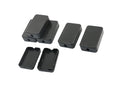 YXQ 55x35x15mm Waterproof Electric Project Case Junction Box with Cover Black Plastic, 6-Pack