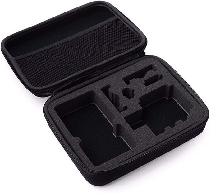 TEKCAM Action Camera Carrying Case Protective Storage Bag Compatible with Gopro Hero 13 12 11 10 9 8 7/AKASO EK7000/Brave 4/Brave 7 LE/Brave 8/APEXCAM/Dragon Touch Action Camera (Medium)