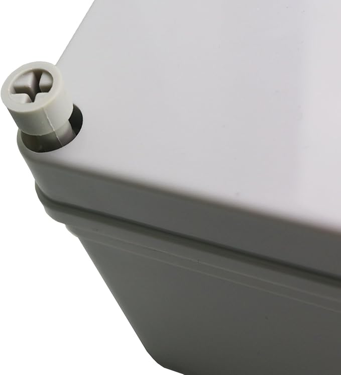 Ogrmar Plastic Dustproof IP65 Junction Box DIY Case Enclosure (7.9"x 7.9"x 3.7")