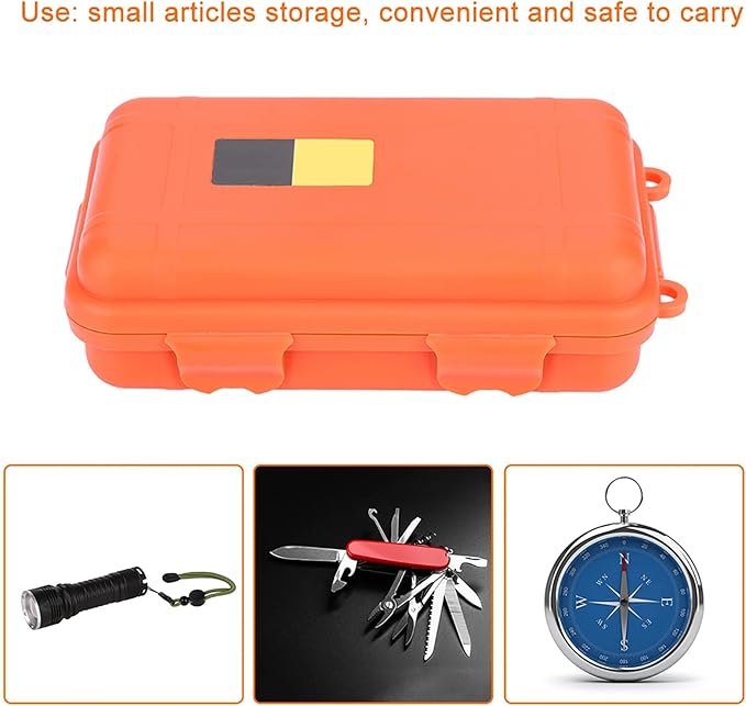 Broadhead Case, Broadhead Box, Plastic Waterproof and Shockproof Box for Outdoor Surviva Camping Fishing Foam Sealed Storage Box (Large Size)