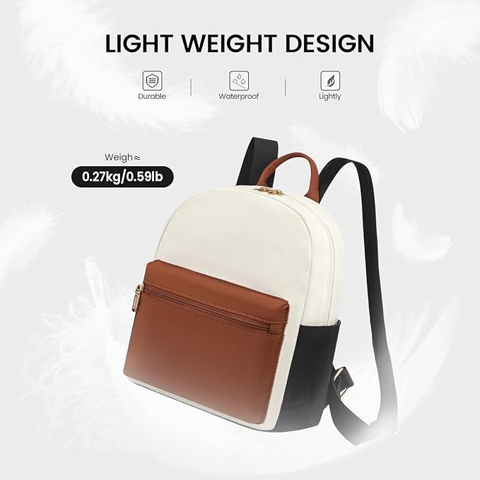 LOVEVOOK Mini Backpack for Women Light Weight Small Waterproof Backpack Purses Daily Backpack… | Light Weight