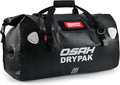 OSAH DRYPAK Waterproof Duffel Bag - Motorcycle Dry Bag Tail Bag with Large Storage Space, Waterproof Luggage Duffle Bags with Outer Mesh Zipper Pocket for Camping, Kayaking, Fishing & Traveling