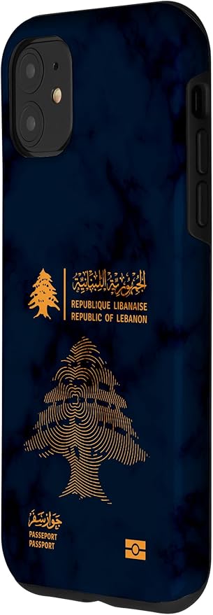 Lebanon,Lebanon Passport,Lebanon Flag,Lebanon map. Case for iPhone 11