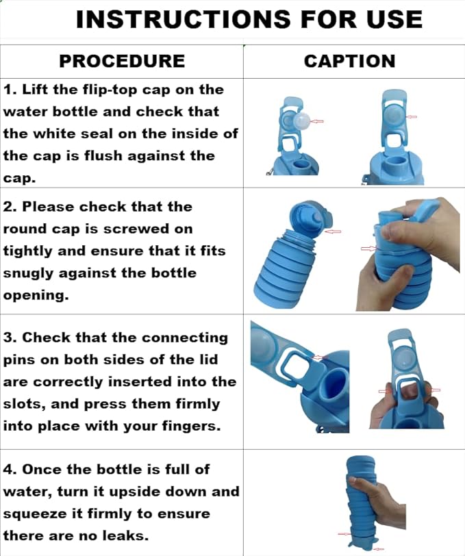 Collapsible Water Bottles 3 Pack Silicone Water Bottle with Carabiner BPA Free Expandable Water Bottle 500ml Portable Sport Water Bottle for Travel Camping. (Black+Purple+Blue)