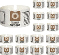 SpaceTent 15 Pack VF3501 Shop Vac Bags Size C, compatible with RIDGID 3-4.5 Gallon Wet/Dry Vacuums, High Efficiency Dust Filter Bags, Part # 23738 WS32045F