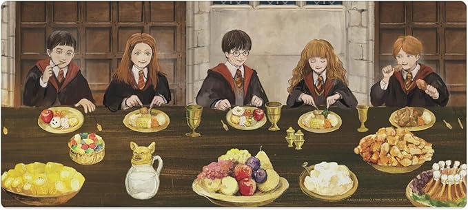 Head Case Designs Officially Licensed Harry Potter Gryffindor Table Graphics 37.4 x 15.75 x 0.16 inches (900 x 400 mm) - XL Gaming Office Desk PC Keyboard Mouse Mat Pad