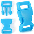 5/8" Black Plastic Side Release Buckle Curved Quick Release for DIY Bracelets, Backpacks, Dog Collars & Tactical Gear