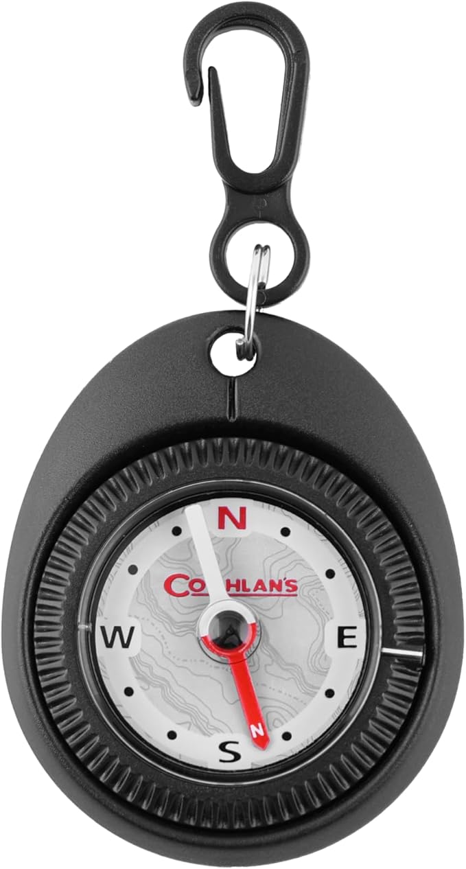 Coghlan’s Outdoor Compasses for Hiking, Camping, Survival & Orienteering – Map, Lensatic, Liquid-Filled, Wrist, Carabiner & Pocket Navigation Tools