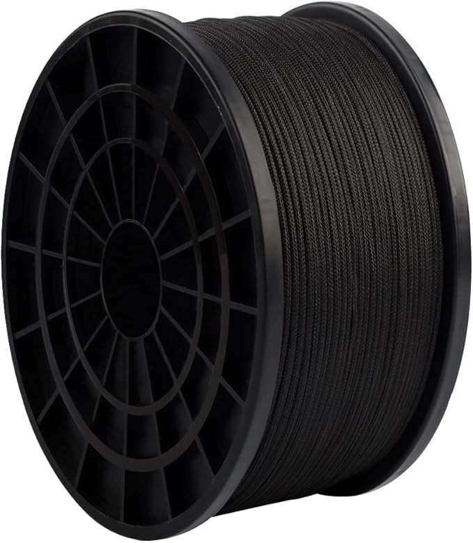HERCULES Type III Paracord 550 Rope Parachute Cord, 100' Black for Survival Rope, Survival Cord