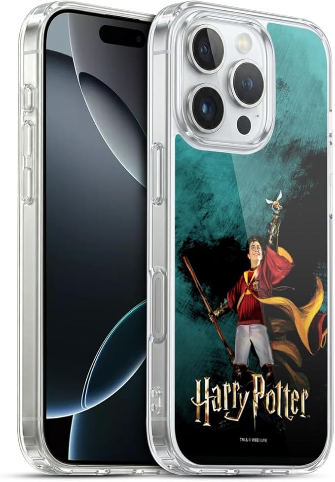 Head Case Designs Officially Licensed Harry Potter Quidditch 3 Prisoner of Azkaban II Gel Case [Military Grade Protection] Compatible with Apple iPhone 16 Pro and Compatible with MagSafe