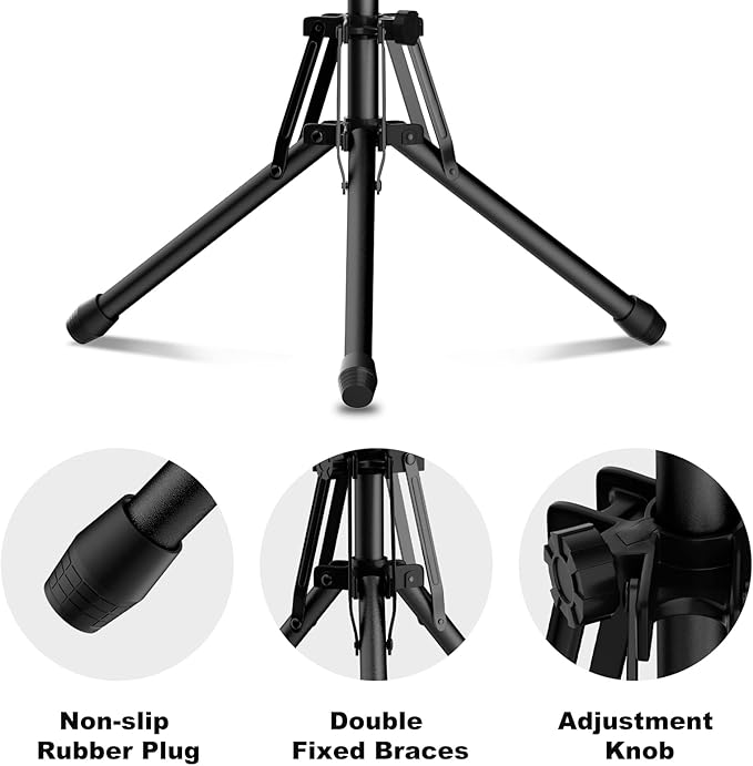 Poster Stands for Display - Floor Poster Board Holder Poster Display Stand Retractable Banner Stand Outdoor Sign Holder, Double-Side Tripod Height up to 80"（1pack）