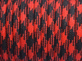 7 Strand Core 550lb Paracord Parachute Cord Lanyard Mil Spec Type III-100ft (Red+Black Camo(88#))