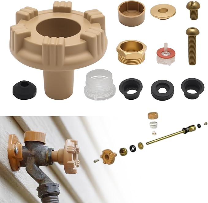 EATAKWARD RK-17MH Repair Kit Metal Handle, Outdoor Faucet Repair Kit, Replacement for Woodford Model 17