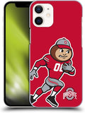 Head Case Designs Officially Licensed Ohio State University Mascot Oversized Football Graphics Hard Back Case Compatible with Apple iPhone 12 Mini