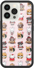Wildflower Cases - Compatible with iPhone 13 Pro | Protective Black Bumper, 6.5ft Drop Test Certified, Women Owned Small Business | Father Kels