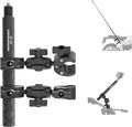NEEWER Basics Motorcycle Bike Mount Accessories Kit, Invisible Selfie Stick Bicycle Handlebar Clamp Holder Compatible with Insta360 DJI OSMO 360 Pocket 3 Action Cameras for POV Video Recording, GP-32
