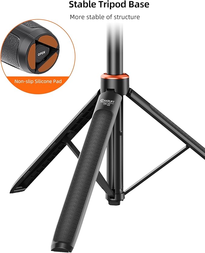 53.5" Osmo Action Selfie Stick Tripod for DJI Action 5 Pro/4/3, Xtra Edge Pro, 2-in-1 Extendable Handle Grip w Quick-Release Adapter, Extension Rod/Travel Vlog Stand/Accessories for Video Recording