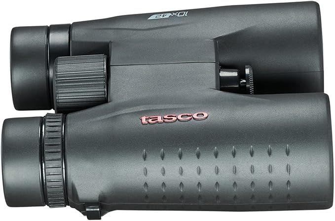 Tasco ES10X42 Essentials Binoculars, 10x42mm, Roof Prism Mc, Black (Pack of 5)