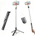 71" Phone Tripod Selfie Stick with Light, Cell Phone Tripod Stand with Wireless Remote Compatible with iPhone and Android Phone