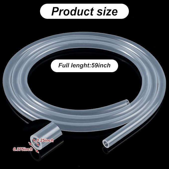Pangda 3 Pcs Hydraulics Reservoir Hose Replacement Hydration Non Kinking Drink Tube 59 Inches Long Drinking Tubes Bite Bottle Water Bladder Hose for Sports Bladder Backpack System Packs