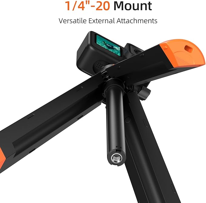 TELESIN 4 in 1 Selfie Stick Floating Hand Grip Tripod Waterproof Extendable Selfie Monopod for GoPro Hero 13, 12, 11, 10, 9, 8, DJI OSMO Action 6 5 Pro 4 3、Insta360 Ace Pro 2 and Most Action Camera